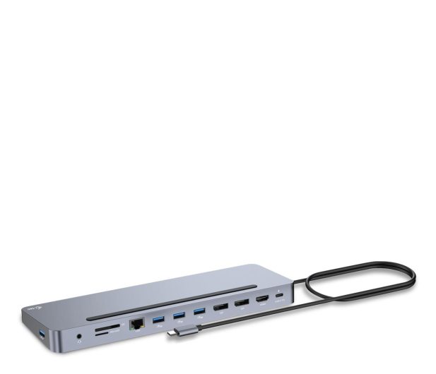 I-TEC USB-C - Metal Ergonomic 4K 3x Display Docking Station PD100W C31FLAT2PDPRO100W - 1196937 - zdjęcie 2
